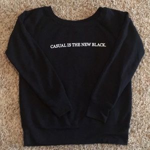 Cute black sweatshirt